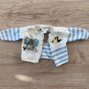 Knit 100% Cotton Animal Sweater